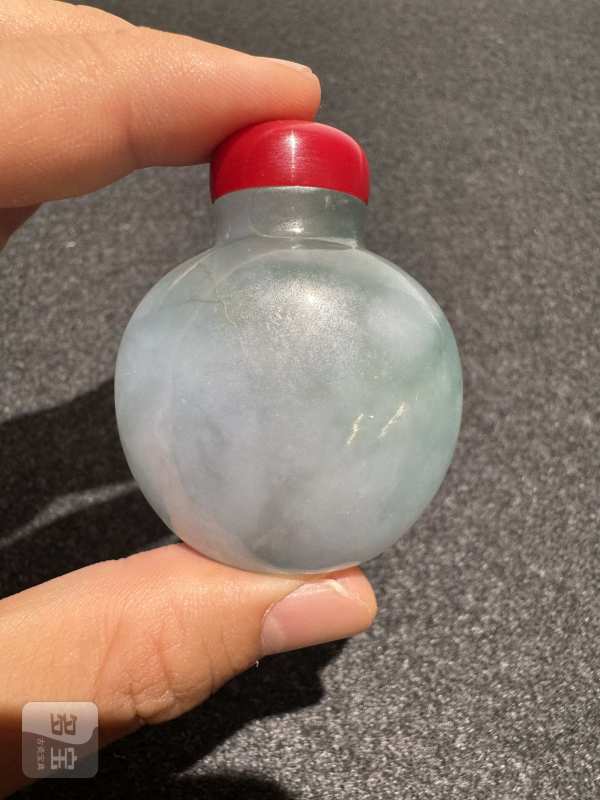 清 翡翠鼻烟壶 - 图3